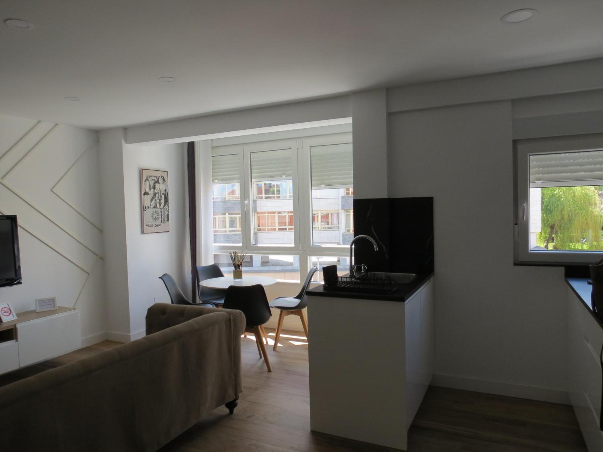 Apartamento Aires Del Norte, Con Ascensor Y Wifi Gratis Santender Kültér fotó